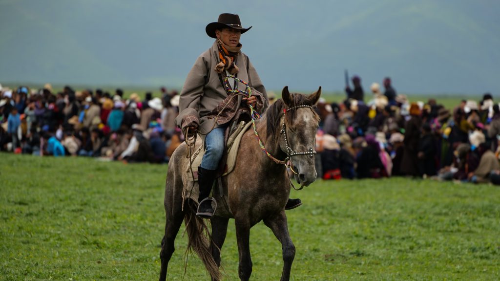 Nomads, grassland scenery